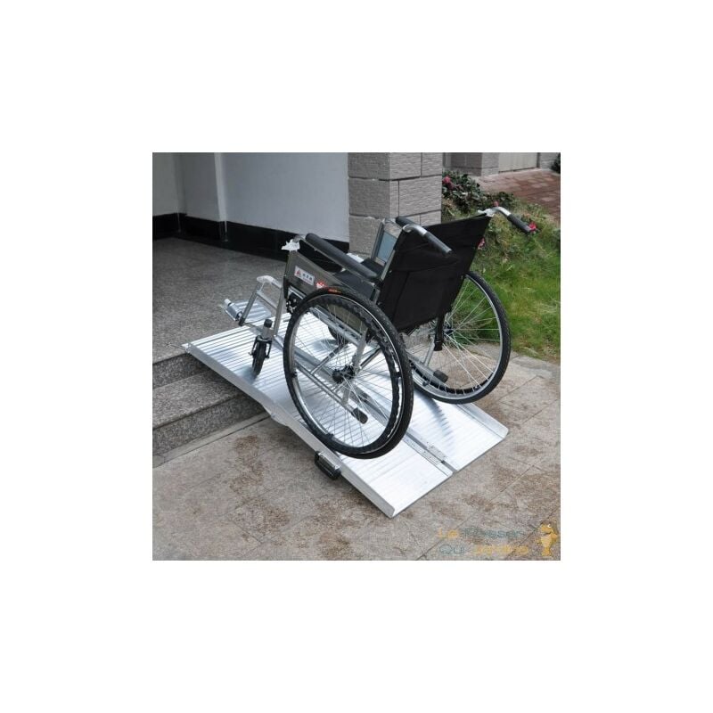 Rampe D'Accès Et De Marche Pliable Pour Fauteuil Roulant, Quad 183 cm 270 Kg