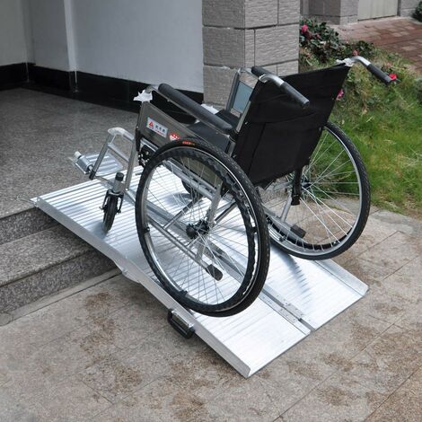 Rampe D'Accès Et De Marche Pour Fauteuil Roulant, Quad 244 cm, 270 kg