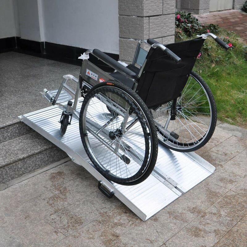 Le Poisson Qui Jardine - Rampe D'Accès Et De Marche Pour Fauteuil Roulant, Quad 305 cm, 270 kg Le Poisson Qui Jardine - Rampe D'Accès Et De Marche Pour Fauteuil Roulant, Quad 305 cm, 270 kg