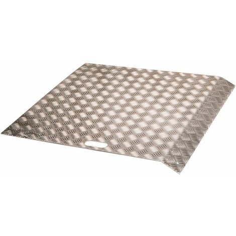 Rampe d'accès pour trottoir en aluminium - Mottez