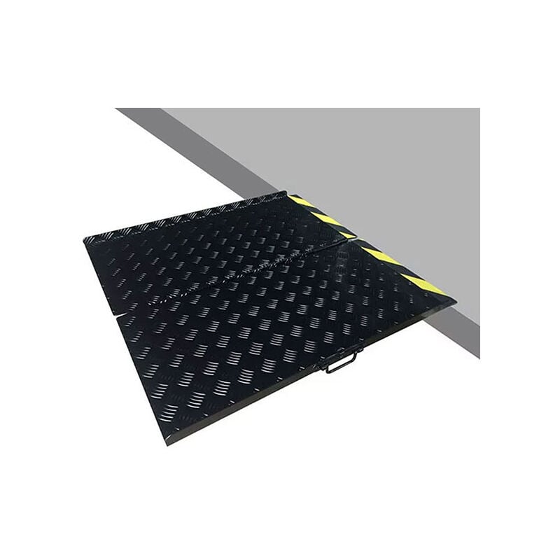 Rampe d'accès PMR pliable - Largeur int. 800mm - Longueur 1000mm - Hauteur à franchir 100mm - Prix Unitaire - BLISS10080