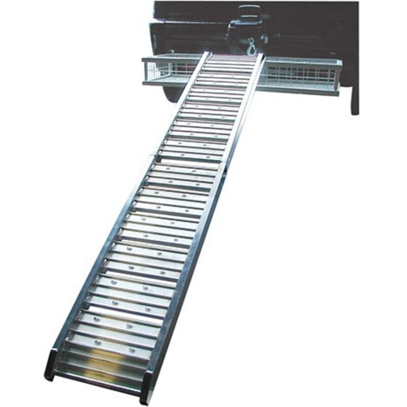 Rampe de chargement en aluminium articulé