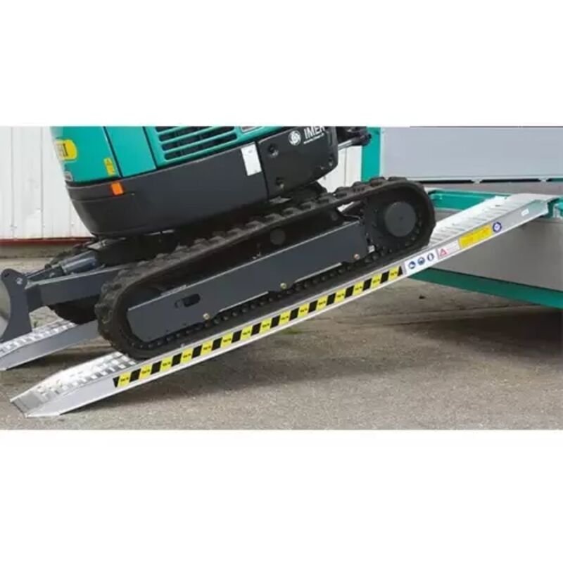 Rampe de chargement en aluminium sans bords 750 Kg l 3 mètres