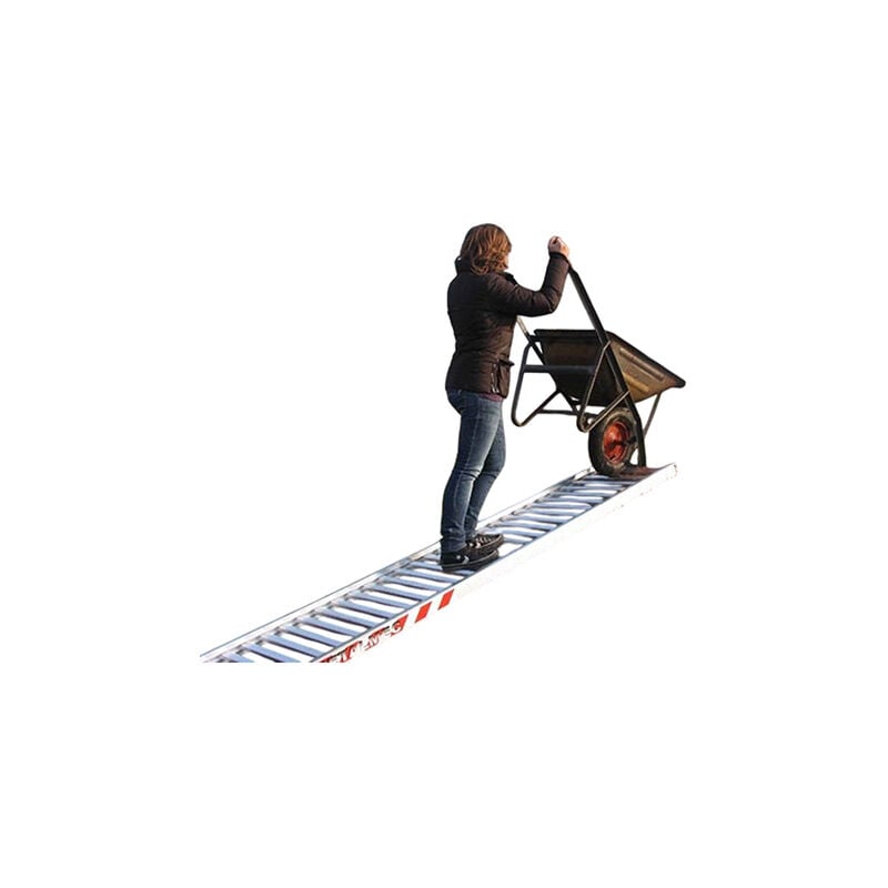 Longueur de rampe 3.00m - Hauteur à franchir de 900mm - Capacité de charge jusqu'à 300kg - Sans tête de rampe - Prix Unitaire - M055P/30