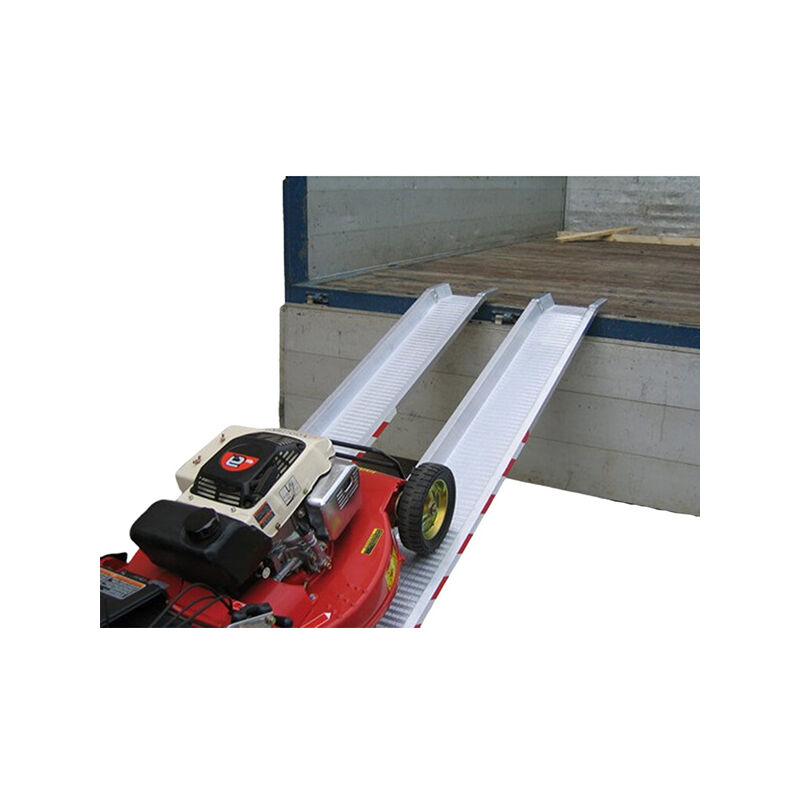 Longueur de rampe 2.00m - Hauteur à franchir de 600mm - charge max par paire 1479kg pour empattement 1000mm - Prix Unitaire - M050/20U