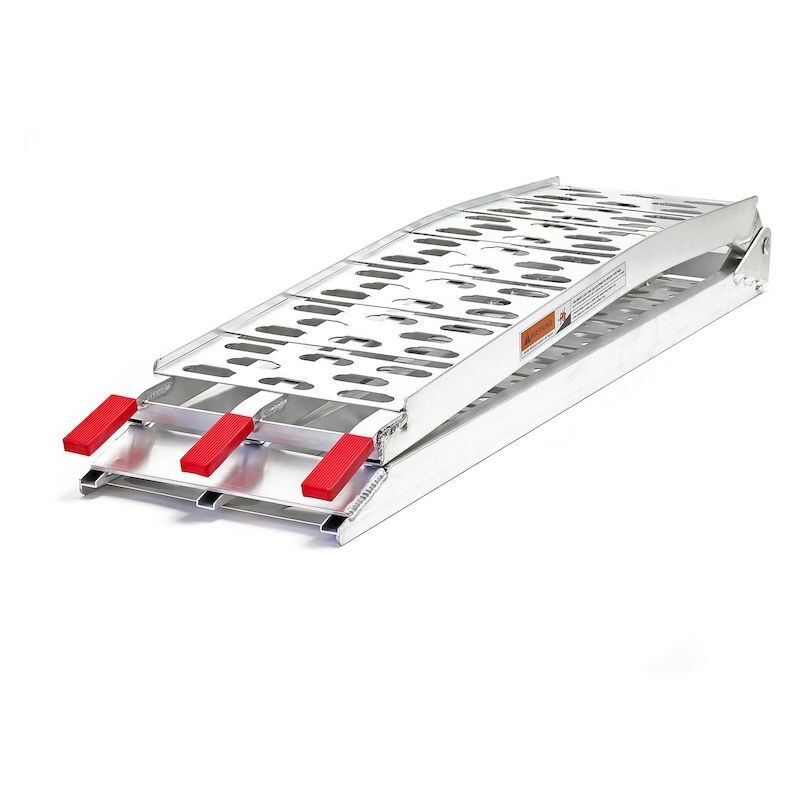 Rampe de chargement moto pliable 340 kg 228 cm de long
