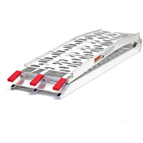 Rampe de chargement moto pliable 340 kg 228 cm de long