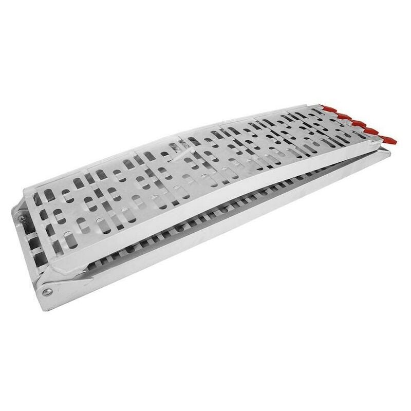 Rampe de chargement moto pliable 400 kg 226 cm de long