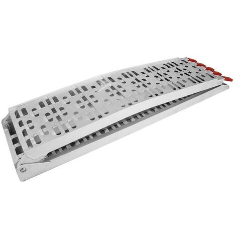 Rampe de chargement moto pliable 400 kg 226 cm de long