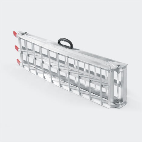 Rampe de chargement pliante aluminium rail collision 226 cm jusqu'a 340 kg