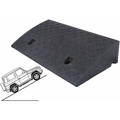Rampe de Chargement, Rampes Plastique de Bordure Antidérapantes Portable Rampes de Seuil Légère pour Voiture Scooter Caravane Fauteuil Roulant Accès Handicapé Trottoir Vélo Moto