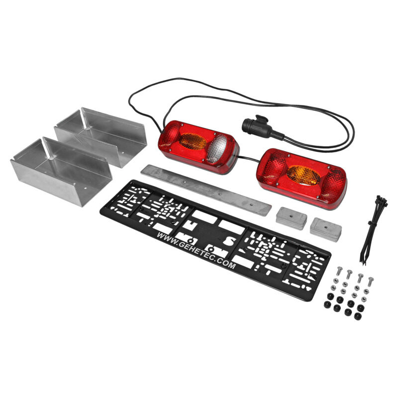 France Attelage - Rampe de feux et support de plaque pour porte-gibier Gehetec Deep 210