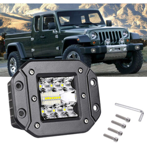 Rampe De Phare LED - 5 Pouces - 39 W - 6000 K - Étanche IP67 - Aluminium Moulé Sous Pression - Pour Véhicules Tout-Terrain Et Industriels - 1 Pièce