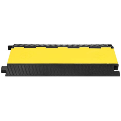 Rampe de protection de câble avec 5 canaux 90 cm caoutchouc CFW382381
