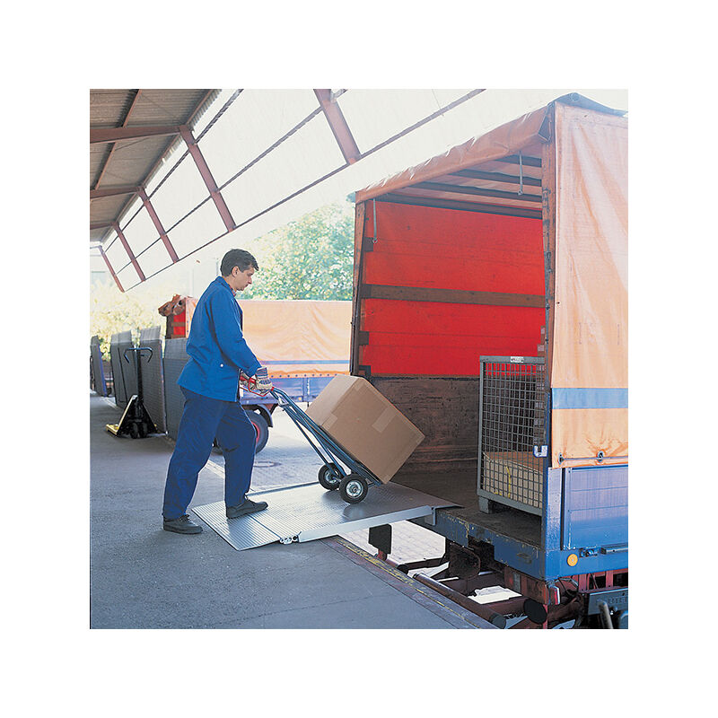 Pont de chargement volet articulé avec poignées - Longueur 1235 / Largeur 1500mm - Charge max 4000kg - Prix Unitaire - HF01/P