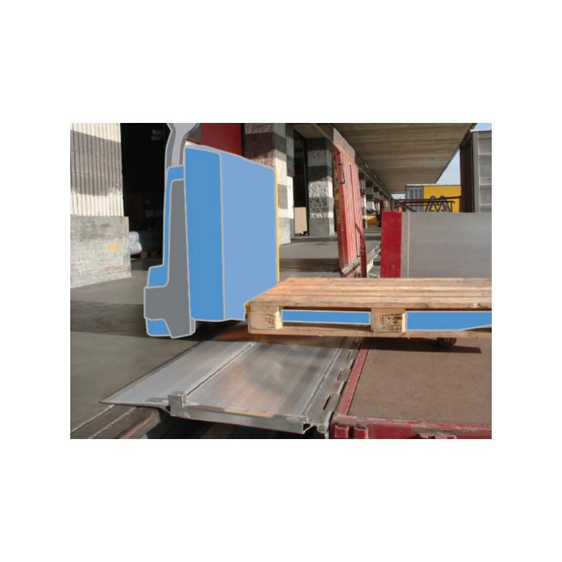 Rampe de quai - Longueur 565 mm / Largeur 1250 mm - Charge max 4170 kg - Prix Unitaire - MS030AC/0565