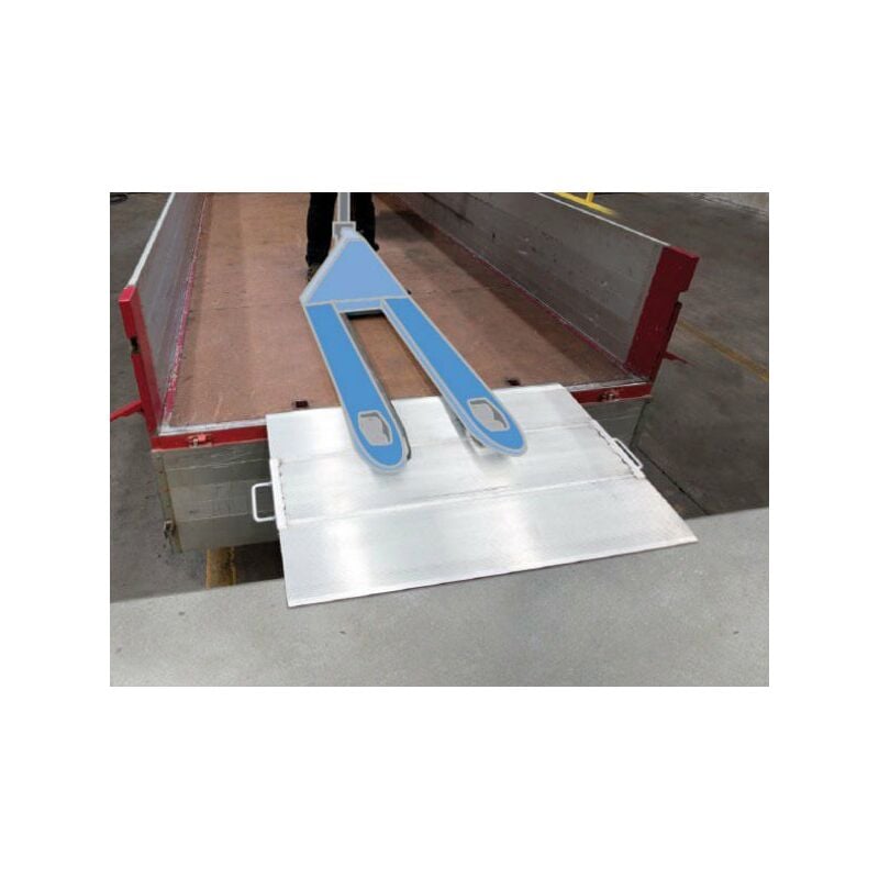Rampe de quai de chargement mobile - Longueur : 627 mm / Largeur : 1250 mm - Charge max 3420kg - Prix Unitaire - MS0302TL/0625/1250
