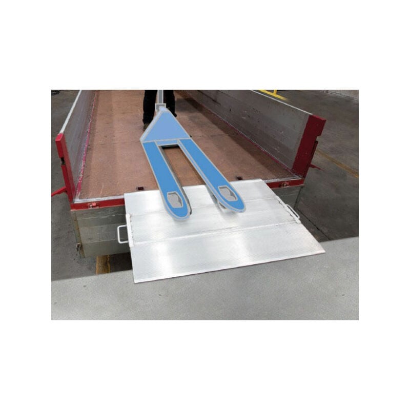 Rampe de quai de chargement mobile - Longueur : 752 mm / Largeur : 1500 mm - Charge max 2895kg - Prix Unitaire - MS0302TL/0750/1500
