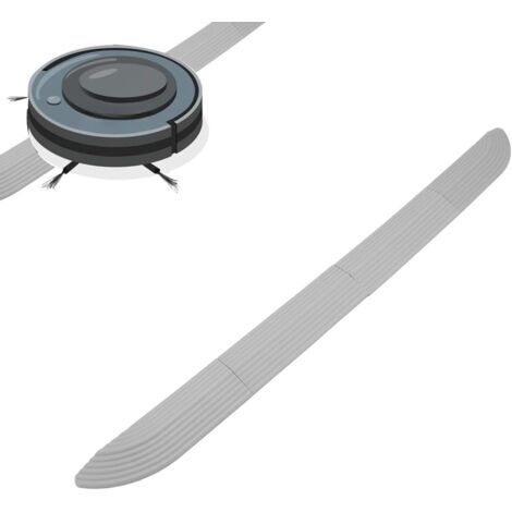 Rampe de seuil - 68 × 5 cm - Rampe de seuil pour aspirateur robot - Rampes en caoutchouc - Rampe de seuil - Rampe - Plaque de seuil - Réglable - Rampe