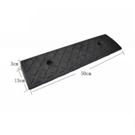 Rampe de seuil auto portable anti-dérapante - Pour voiture, remorque, moto, vélo - Léger et durable