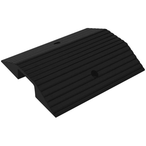 Rampe de seuil de pont 49x40x8 cm Caoutchouc CFW690987
