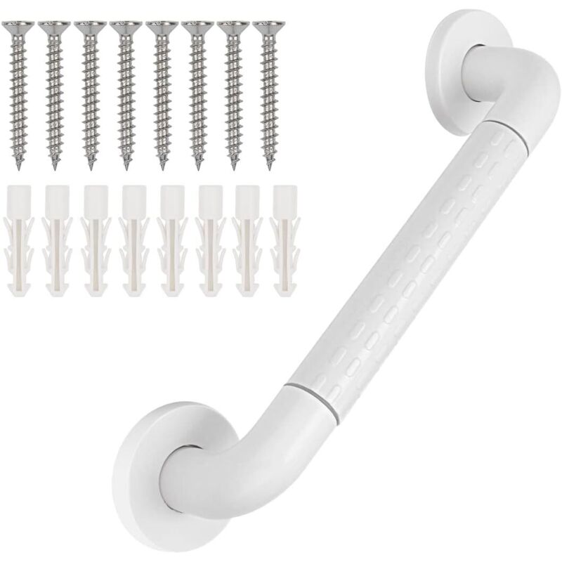 Rampe de toilette en acier inoxydable 30 cm, antidérapante, idéale pour seniors, handicapés, enfants et femmes enceintes