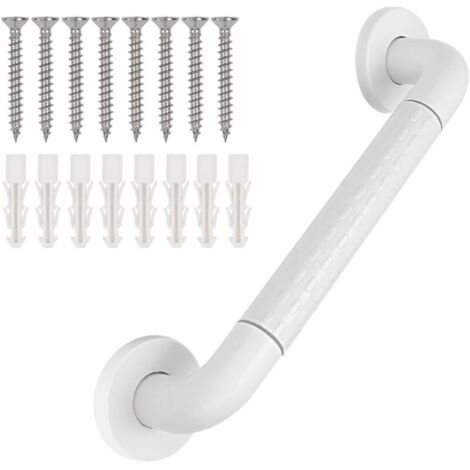 Rampe de toilette en acier inoxydable 30 cm, antidérapante, idéale pour seniors, handicapés, enfants et femmes enceintes
