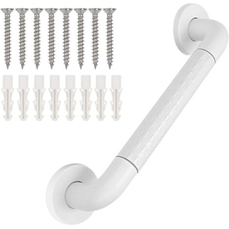 Rampe de toilette en acier inoxydable 30 cm – antidérapante, idéale seniors, personnes à mobilité réduite, enfants et femmes enceintes