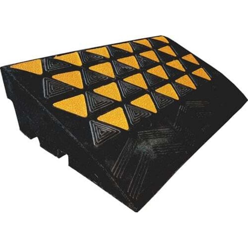 Rampe de trottoir Admi Ramp L600xl300xH100mm Gum.schwarz - 9550-10 - Admiral