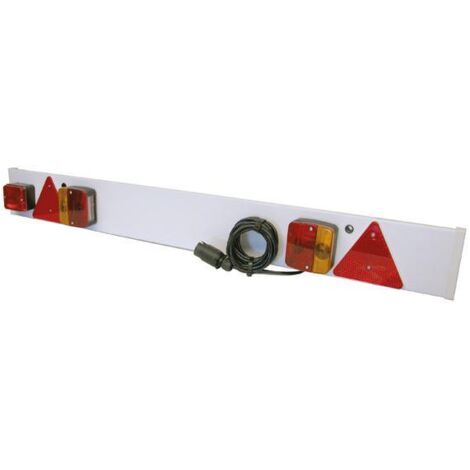 RAMPE D'ECLAIRAGE ARRIERE 120X14CM 7 BROCHES 12V