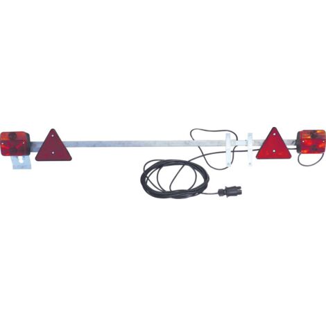 Rampe d'éclairage arrière télescopique 12V
