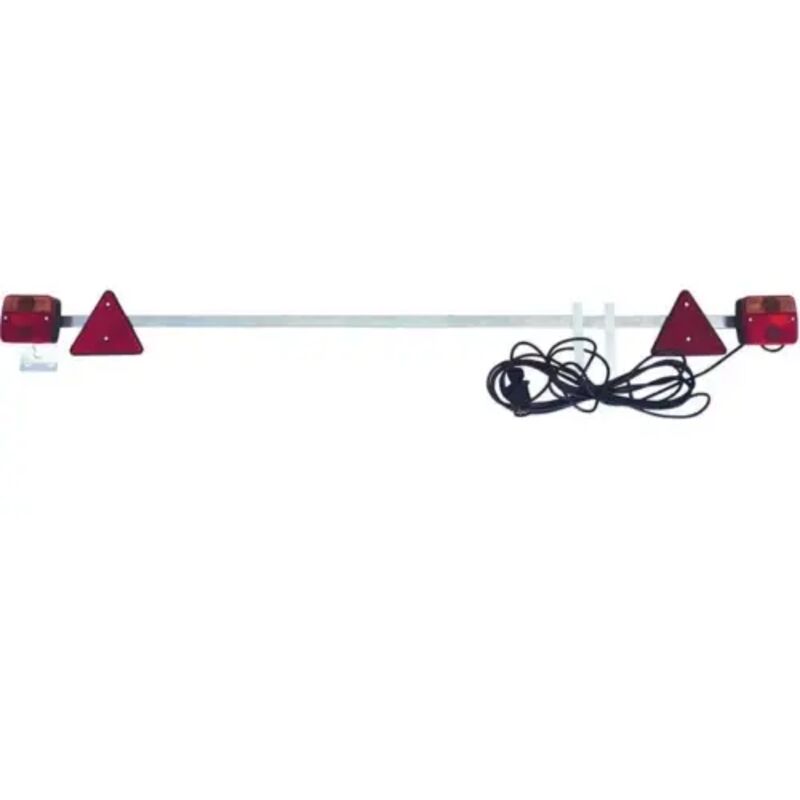 Sodiflash - Rampe d'éclairage arrière 7 plots 12V 1,6m câble 12m 16131