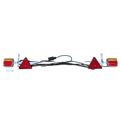 RAMPE FEUX REMORQUE AGRICOLE REGLABLE DE 1,22 M A 2,10 M