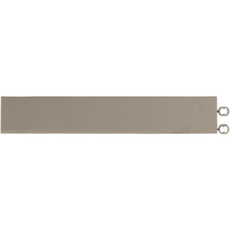 Rampe Grise Clipsable pour Dalle Épaisseur 12mm - Dimensions 30x5,5 cm - Usage Intensif Garage
