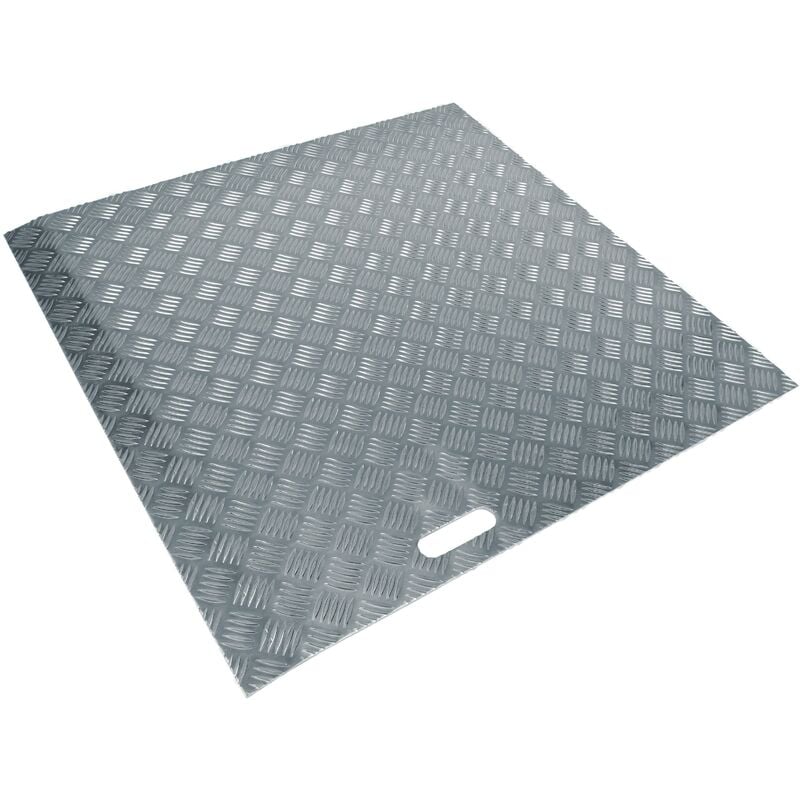Rampe pmr amovible oceane 740x800 mm aluminium damier