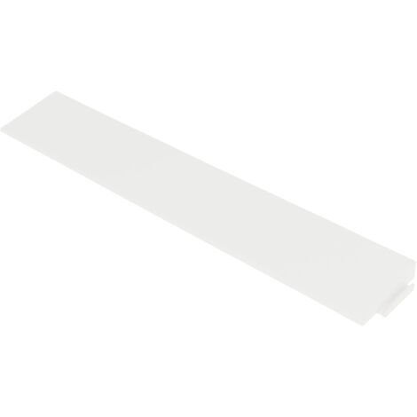 Rampe pour dalle en plastique blanche 12mm Rampe clipsable pour usage intensif Rampe 30x5,5 cm idéal pour extérieur