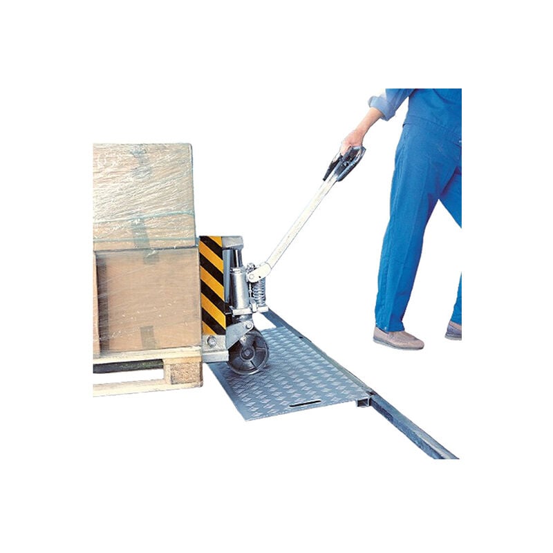 Rampe pour transpalette : faibles dénivelés - Longueur 500mm / Largeur 1250mm - Charge max 3000kg - Prix Unitaire - SB100