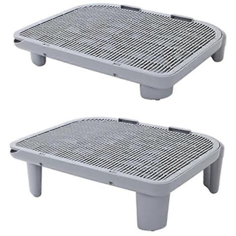 Rampe réglable pour litière pour chat, rampe surélevée pour litière pour chat