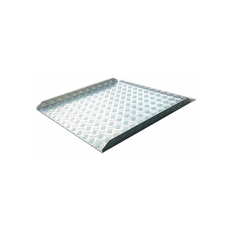 Rampes d'accès pmr aluminium - Hauteur de franchissement 10cm - Longueur 1000mm - Prix Unitaire - RR/1000