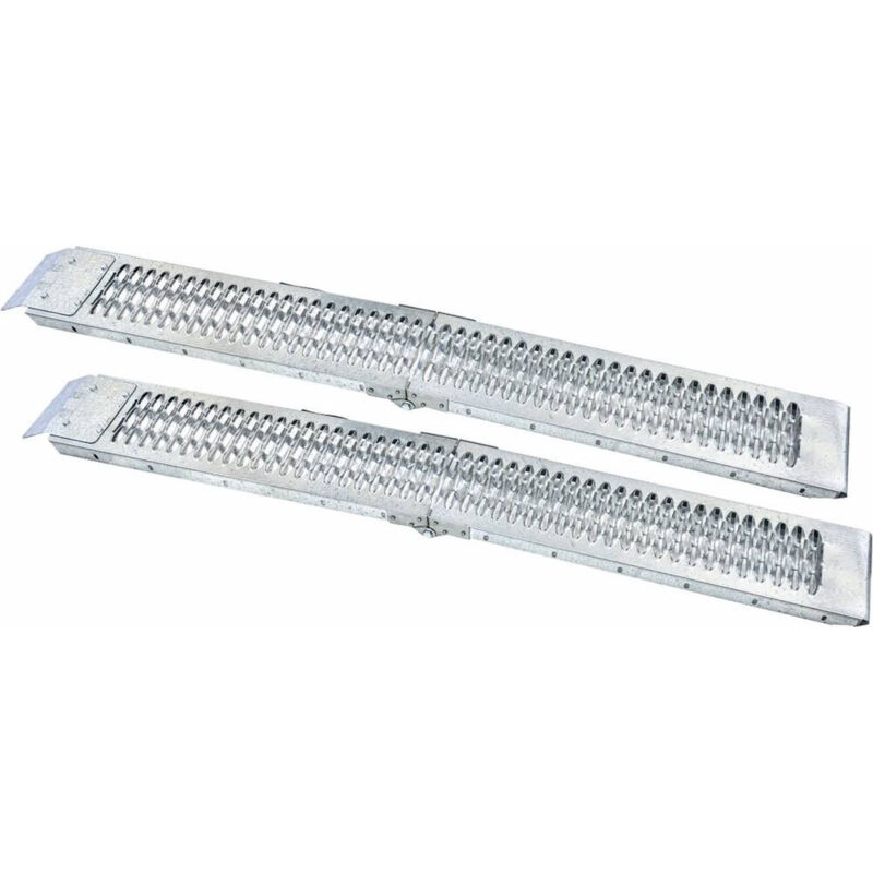 Rampes acces chargement pliables 1,90 Mtrs avec sangles serrages