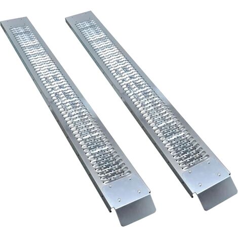 2 rampes de Montée Aluminium 886655 de 2m