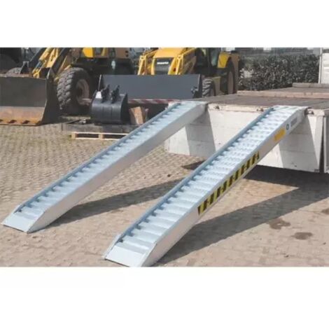 Rampes de chargement en aluminium sans bords 2490 Kg L 4,5 mètres