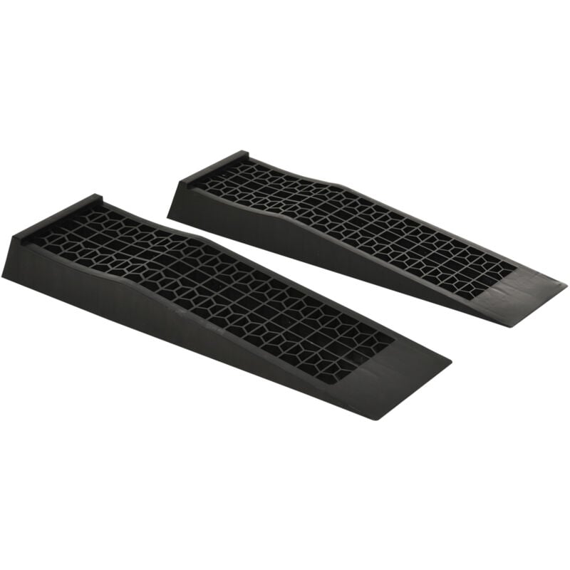 Rampes de levage pour voiture véhicule utilitaire caravane camping-car dim. 20L x 70l x 8H cm hdpe noir