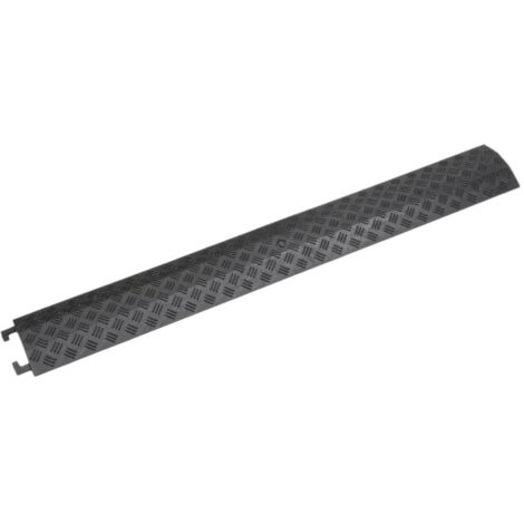 Rampes de protection de câble 2 pcs 98,5 cm Noir CFW993664