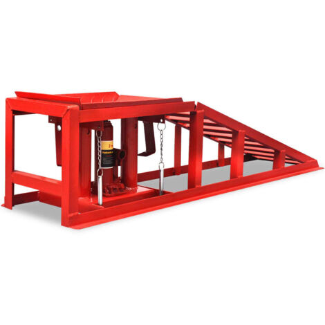 Rampes de réparation auto 2 pcs rouge acier CFW907521