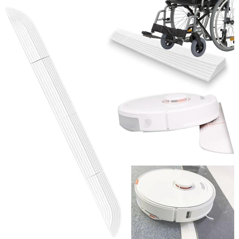 Applicable Rampes de seuil Accessoires pour Tous Les Robots, Rampe de seuil de Porte pour iRobot, pour Ecovacs, pour Dreame, pour Xiaomi, pour