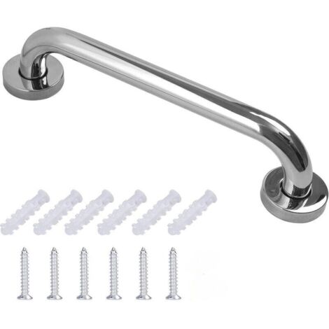 Rampes en acier inoxydable salle de bain baignoire poignée toilette toilette pour personnes âgées 50 cm