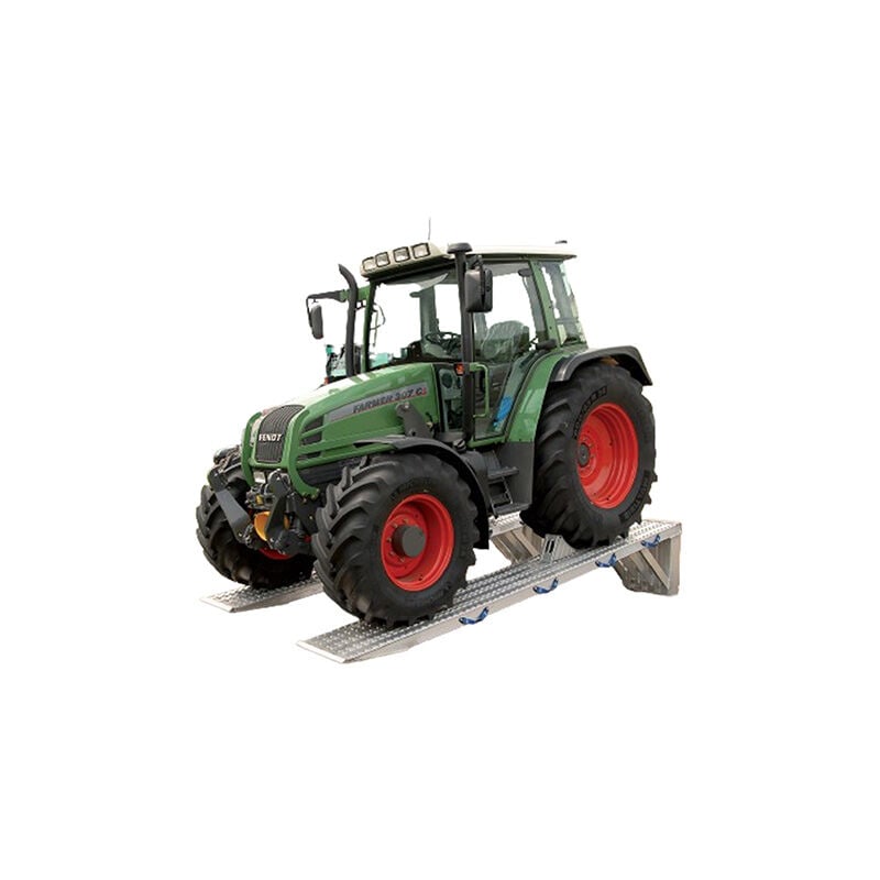 Rampes d'exposition ou maintenance pour tracteur agricole - Largeur 580 mm - Charge max 50 tonnes - Prix Unitaire - PENTES3