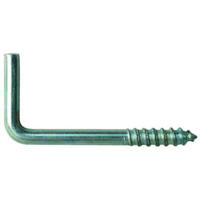 Rampini dritti a vite acciaio zincato - mm.18x60 - ø mm.3x45