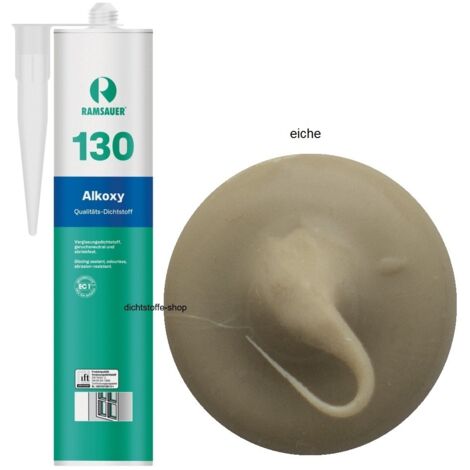 Ramsauer 130 Alkoxy Silikon Fugen Dichtstoff 310ml Kartusche eiche